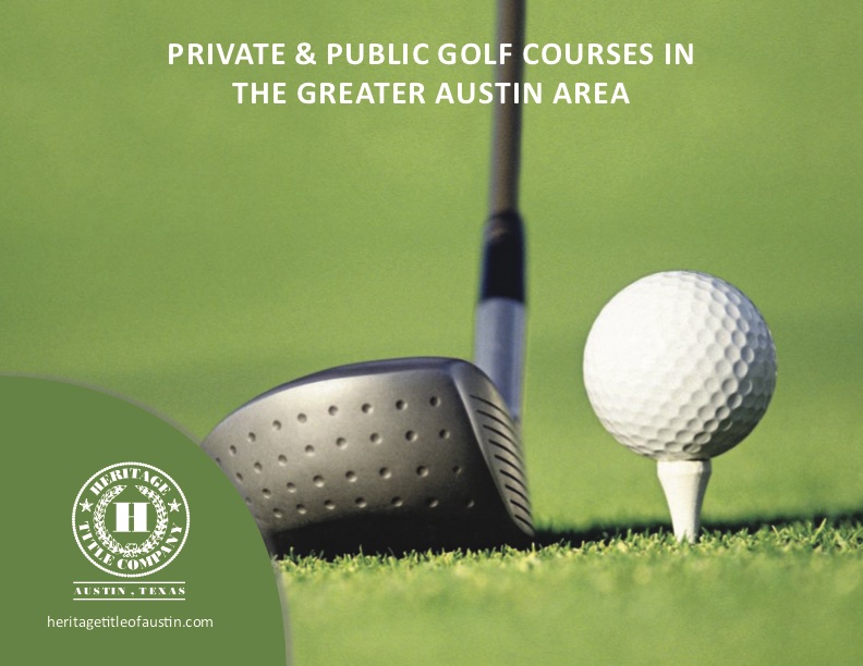 Private & Public Golf Courses