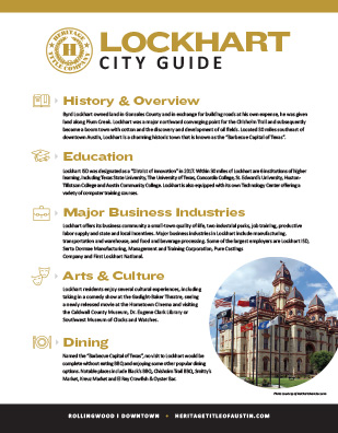 Lockhart City Guide